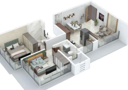 2-BHK Layout